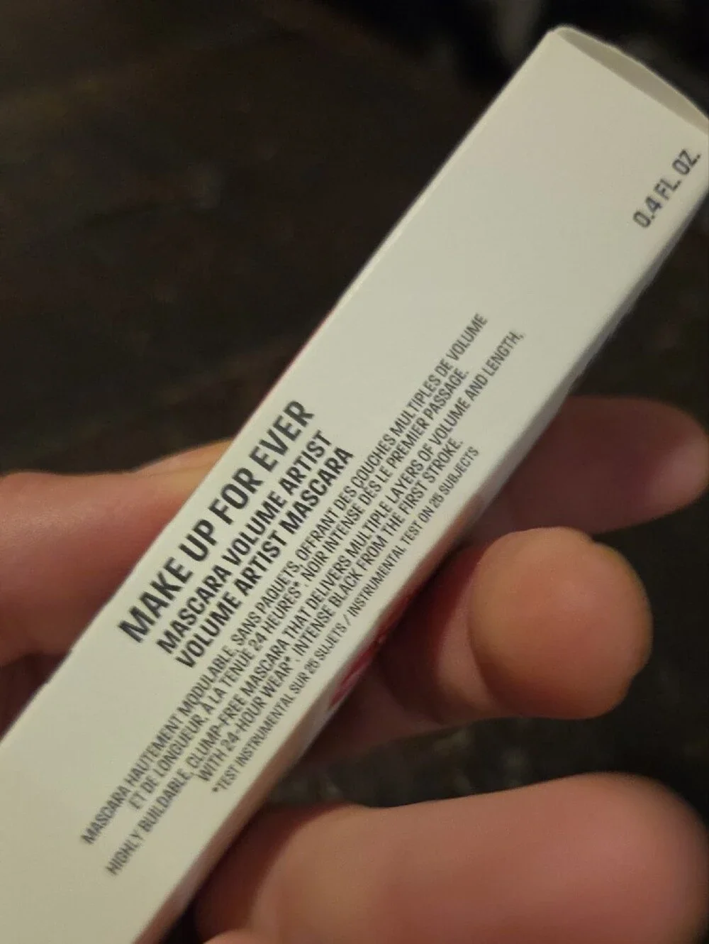 Makeup Forever Volume Artist Mascara in Red Tube - 01 Whatever Black